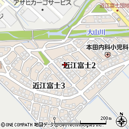 滋賀県野洲市近江富士2丁目12-21周辺の地図