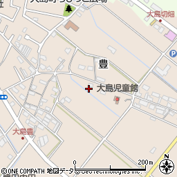 愛知県豊田市大島町豊59周辺の地図