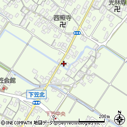 滋賀県草津市下笠町1304周辺の地図