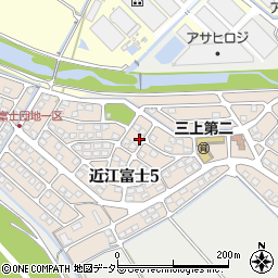 滋賀県野洲市近江富士5丁目7-16周辺の地図