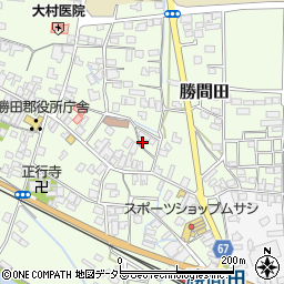 岡山県勝田郡勝央町勝間田145周辺の地図