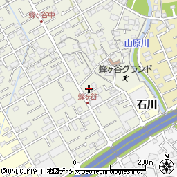 静岡県静岡市清水区蜂ヶ谷189-5周辺の地図