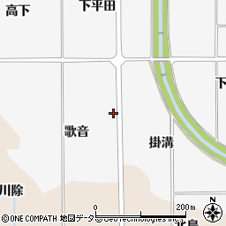 京都府亀岡市河原林町河原尻掛溝周辺の地図