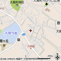 愛知県豊田市大島町豊29周辺の地図