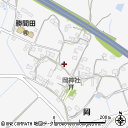岡山県勝田郡勝央町岡309周辺の地図