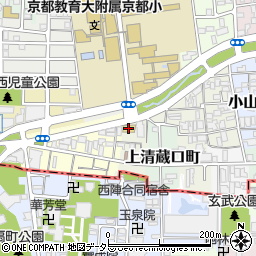 ファミリーマート紫明通店周辺の地図