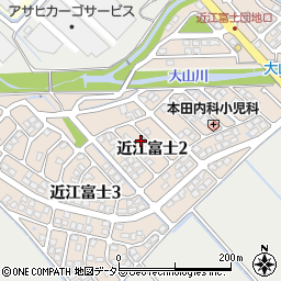 滋賀県野洲市近江富士2丁目11-22周辺の地図