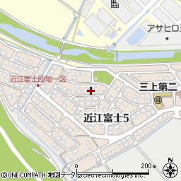 滋賀県野洲市近江富士5丁目12-4周辺の地図
