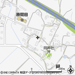 岡山県勝田郡勝央町岡208周辺の地図