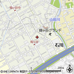 静岡県静岡市清水区蜂ヶ谷189-7周辺の地図