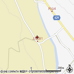 兵庫県宍粟市山崎町上牧谷78周辺の地図