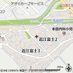 滋賀県野洲市近江富士2丁目12-17周辺の地図