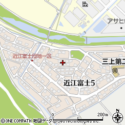 滋賀県野洲市近江富士5丁目12周辺の地図