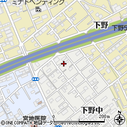 静岡県静岡市清水区下野中20-11周辺の地図