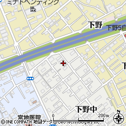 静岡県静岡市清水区下野中20-29周辺の地図