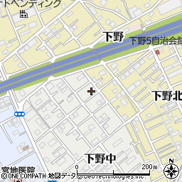 静岡県静岡市清水区下野中18-1周辺の地図