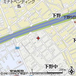 静岡県静岡市清水区下野中20-28周辺の地図