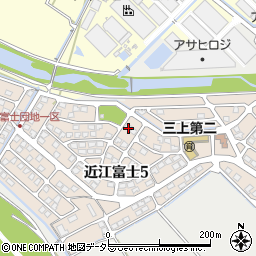 滋賀県野洲市近江富士5丁目7-8周辺の地図