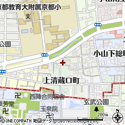 京都府京都市北区小山中溝町周辺の地図