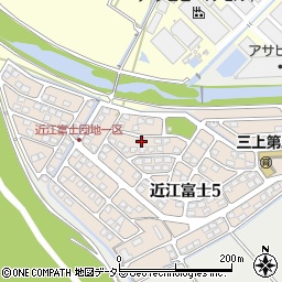 滋賀県野洲市近江富士5丁目12-21周辺の地図