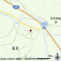 大阪府豊能郡能勢町天王334周辺の地図