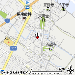 滋賀県栗東市辻271周辺の地図