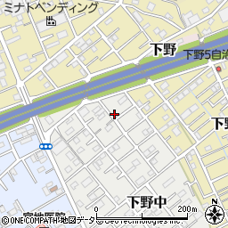 静岡県静岡市清水区下野中19-6周辺の地図