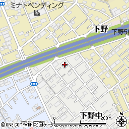 静岡県静岡市清水区下野中20-26周辺の地図