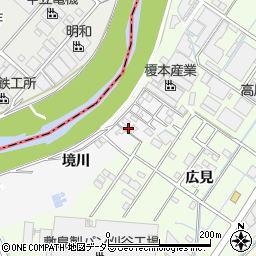 愛知県刈谷市今川町境川周辺の地図