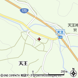 大阪府豊能郡能勢町天王332周辺の地図