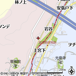 愛知県豊田市桂野町岩谷23周辺の地図