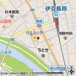 ウエルシア薬局伊豆長岡駅前店周辺の地図