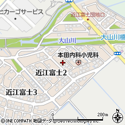 滋賀県野洲市近江富士2丁目6周辺の地図