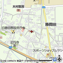 岡山県勝田郡勝央町勝間田176周辺の地図