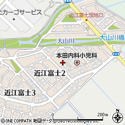 滋賀県野洲市近江富士2丁目6-18周辺の地図