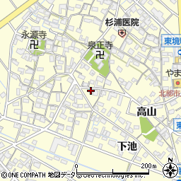 愛知県刈谷市東境町児山362周辺の地図