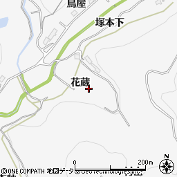 愛知県豊田市大沼町（花蔵）周辺の地図