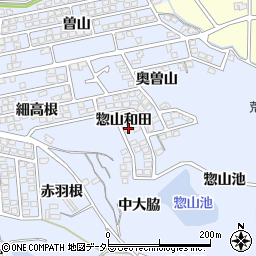 愛知県東海市荒尾町（惣山和田）周辺の地図