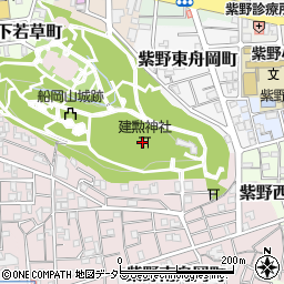 建勲神社周辺の地図