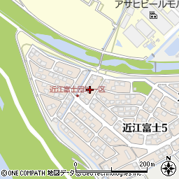 滋賀県野洲市近江富士5丁目15周辺の地図