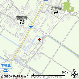 滋賀県草津市下笠町1167-1周辺の地図