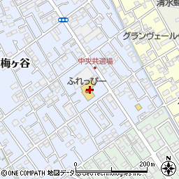 ＪＡしみずサービスふれっぴー梅ケ谷店周辺の地図