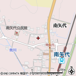 兵庫県丹波篠山市南矢代778周辺の地図