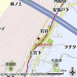 愛知県豊田市桂野町岩谷9周辺の地図