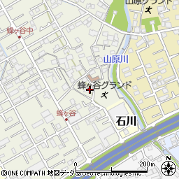 静岡県静岡市清水区蜂ヶ谷152周辺の地図