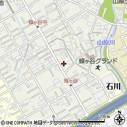 静岡県静岡市清水区蜂ヶ谷193周辺の地図