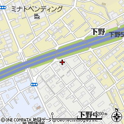 静岡県静岡市清水区下野中20-24周辺の地図