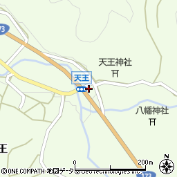 大阪府豊能郡能勢町天王212-1周辺の地図