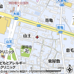 愛知県東海市荒尾町西屋敷101周辺の地図