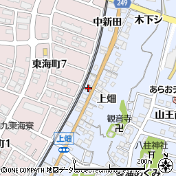 愛知県東海市荒尾町リノ割周辺の地図